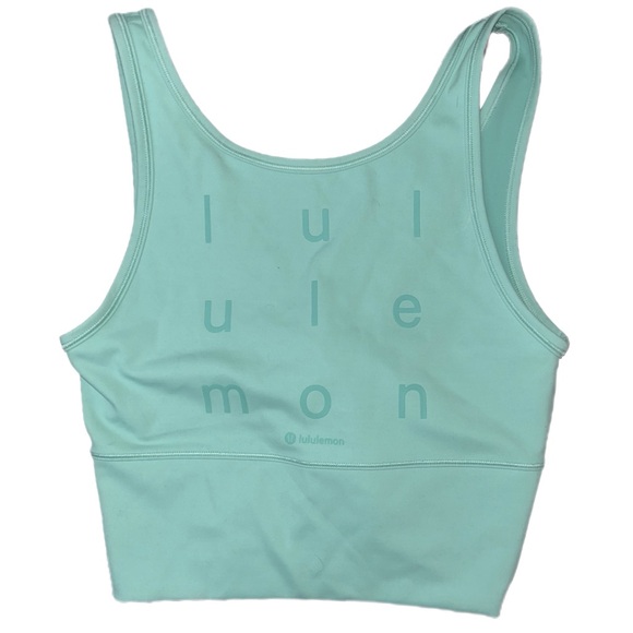 Lululemon Power Pivot Everlux Tank Top Wild Mint - Size 6 - Picture 3 of 8